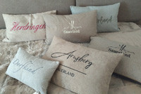 Kissenhüllen BESTICKT