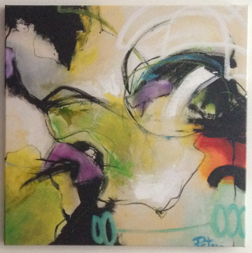 Gemälde Peter, Depeche 31, 70x70cm