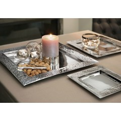 PIATTO / Tablett, Edelstahl poliert