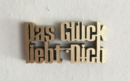 DAS GLÜCK LIEBT DICH Gold