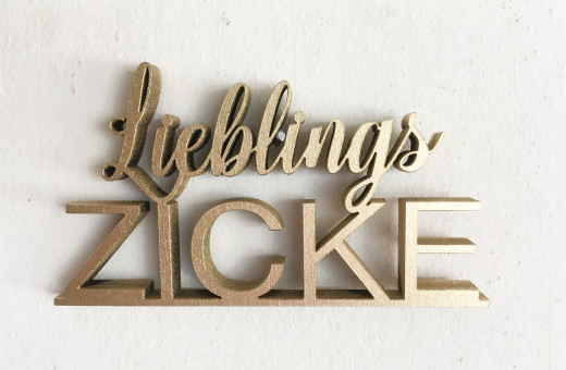 LIEBLINGS ZICKE  Gold