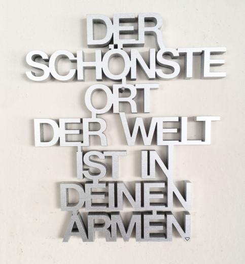 DER SCHÖNSTE ORT... Silber