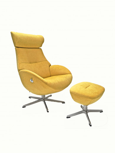 GLOBE Sessel , Bezug EVITA Sun
