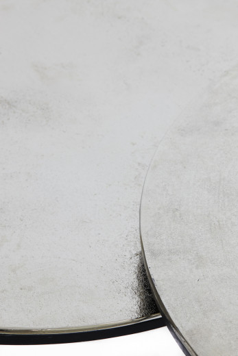 THIZAS Couchtisch -Set Rohalu Nickel matt