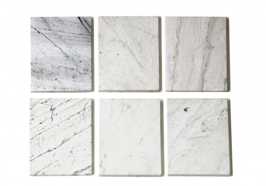 LEXINGTON Beistelltisch 2er Set, Carrara weiss