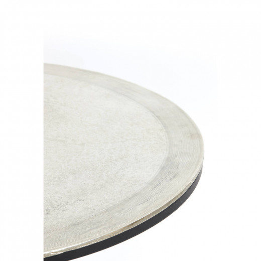 TALCA Couchtisch 2-tlg. vernickelt D.75 / 67cm