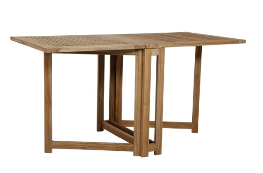 TURIN GATELEG Esstisch Teakholz natur, klappbar