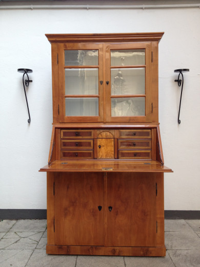 Aufsatzsekretr Kirschbaum um 1820