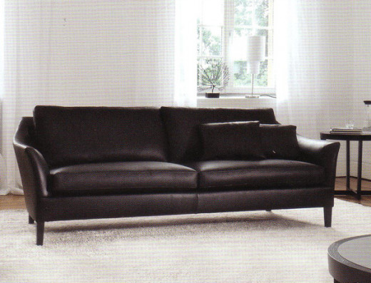 Saloni BW-135-3000 Leder NORMANDIE schwarz