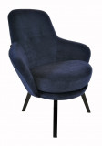 GAGA Sessel, MIDNIGHT Blue, drehbar