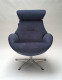 GLOBE Sessel u. Hocker, EVITA Blueberry