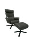 MASTER CLASSIC Sessel +Hocker, Leder BOLZANO Grey