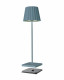 TROLL 2.0 Outdoorleuchte bleu, dimmbar, Akkubetrieben, H 38 cm
