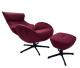 GLOBE Sessel, Bezug EVITA Raspberry 1373-30