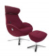 GLOBE Sessel, Bezug EVITA Raspberry 1373-30