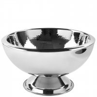 KALAS, Punchbowl,gehämmert,Edelst. D.43cm,H.25cm