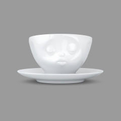 Kaffee- / Cappuccino-Tasse mit Gesicht