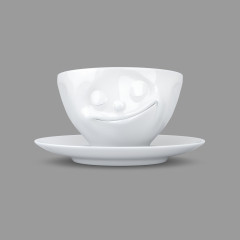 Kaffee- / Cappuccino-Tasse mit Gesicht