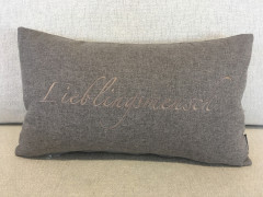 LIEBLINGSMENSCH versch. Stoffe und Farben, 25x40cm