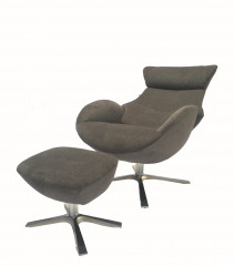 GLOBE Sessel u. Hocker, VELVETY Mole