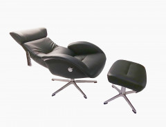 FLOW S + H, Nappa Black, Rcken +5cm