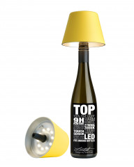 TOP Flaschenleuchte gelb, 1,5W LED, akkubetrieben, dimmbar