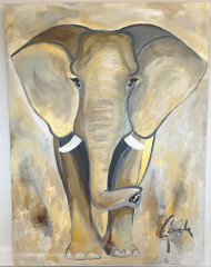 Gemälde ELEPHANT WAY, Gade, versch. Grössen