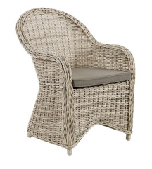 PAULINA Outdoor-Dining-Sessel beige