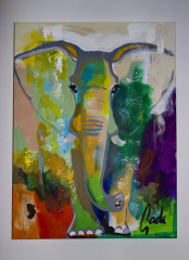 Gemälde ELEPHANT DREAMS, GADE, versch. Größen
